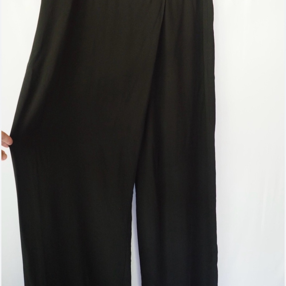Eileen Fisher Black Wide Leg Pants